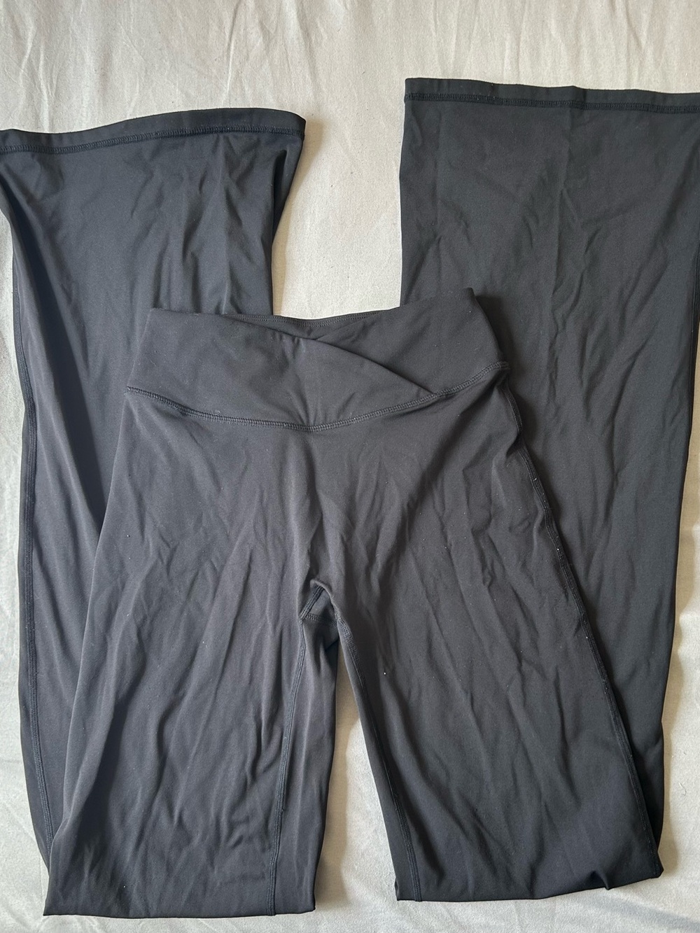 Oner Active Black Boot-Cut Flare Leggings